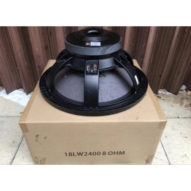 SPEAKER COMPONENT PASLINE 18LW2400 SUBWOOFER 18 INCH ORIGINAL