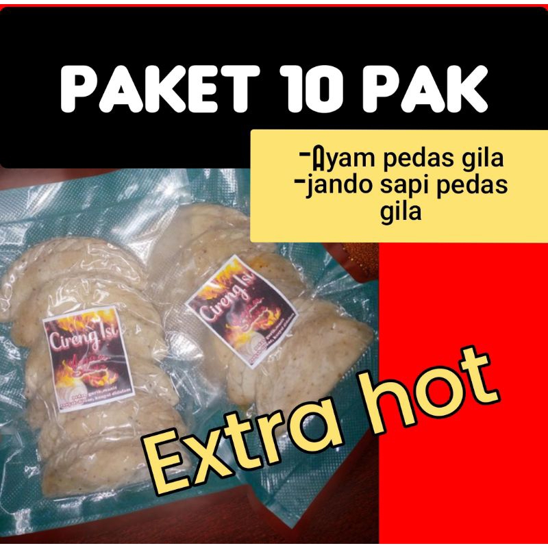 

cireng isi ayam dan jando sapi paket 10 pak (100pcs cireng)