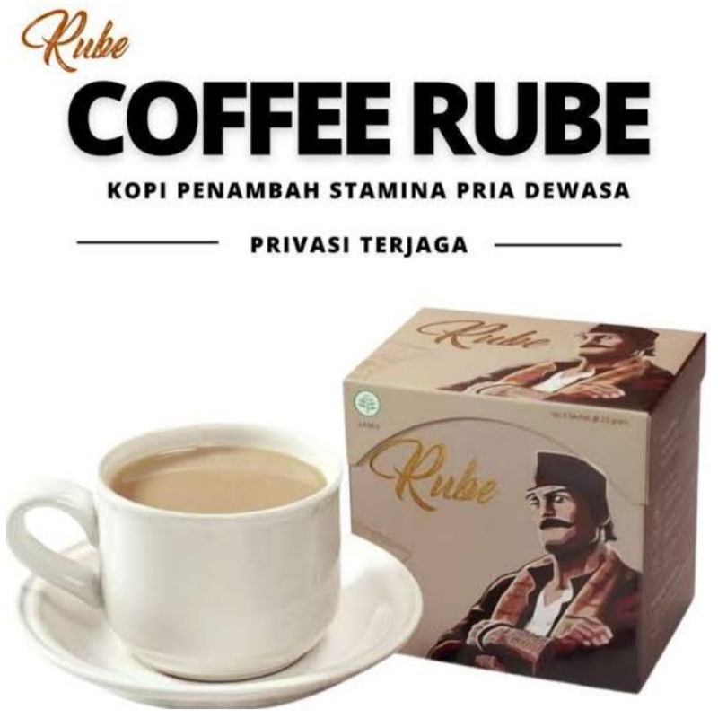 

Kopi Rube Coffee Supplement Pria Asli Original 1Dus Isi 5 Sachet