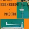 DOUBLE HOOK RAM DAN PRICE CARD
