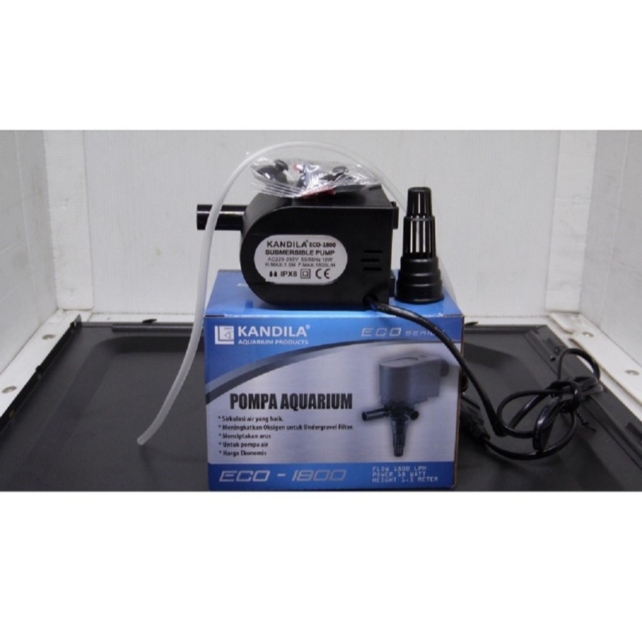 pompa air celup aquarium kandila eco 1800