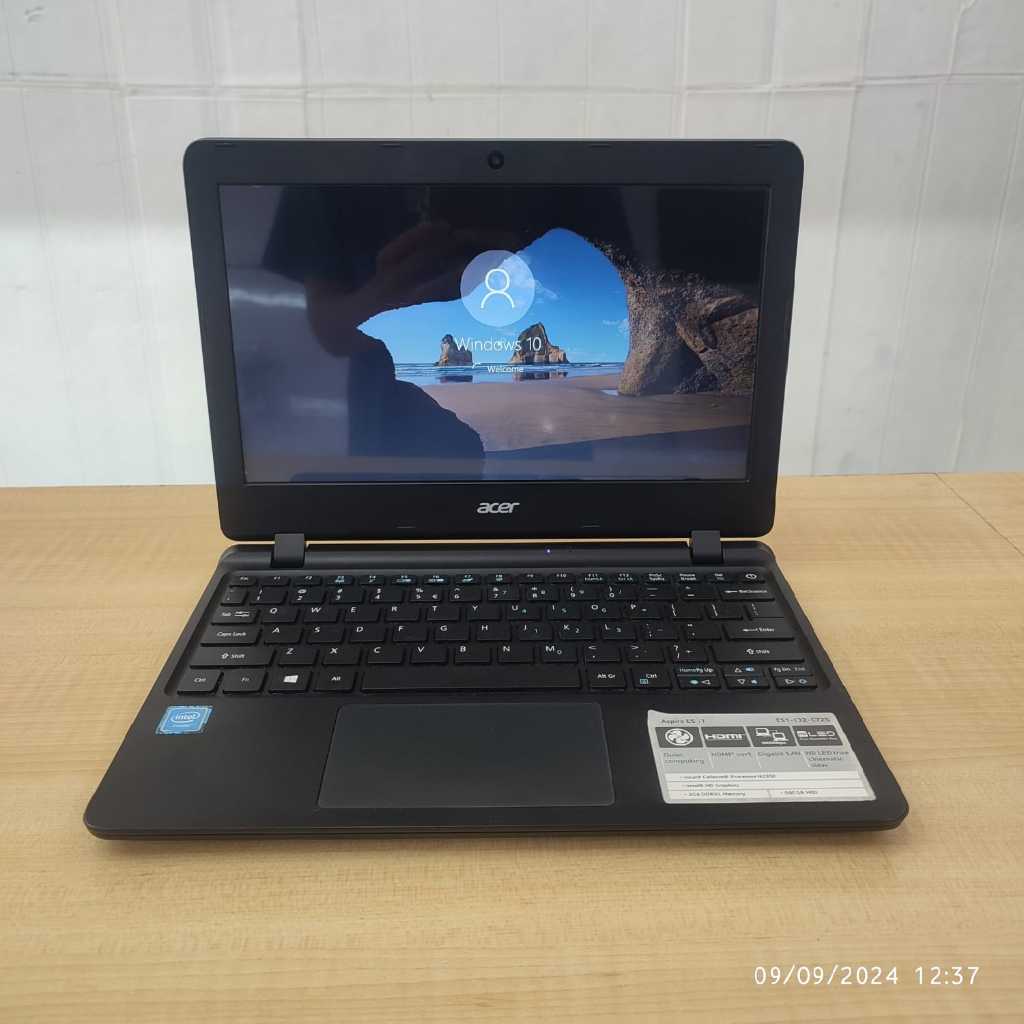 Notebook second/bekas acer aspire 11 -es1-132