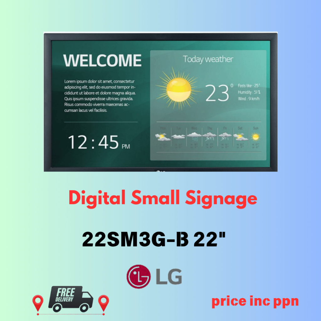 Digital Signage Monitor LG 22SM3G-B FHD