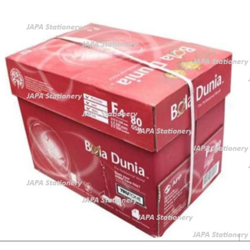 

Bola Dunia Kertas Fotocopy 80 GSM F4