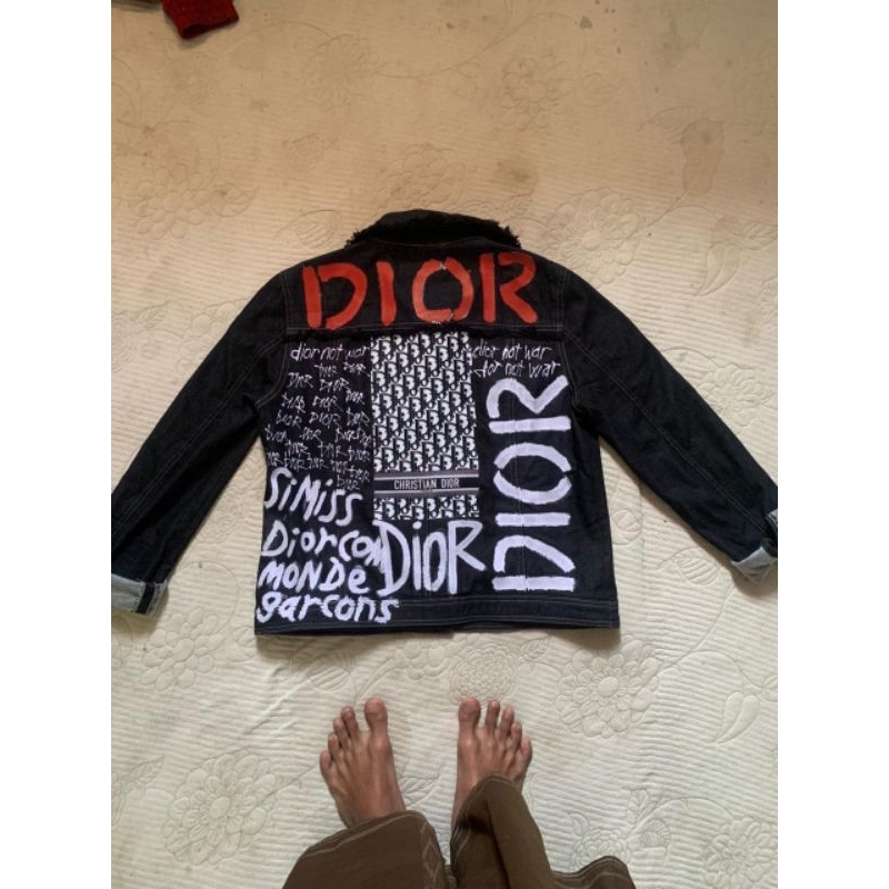 jaket jeans boxy dior