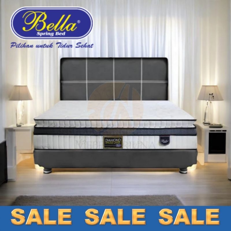 Springbed Bella Diamond Single Latex 160 Promo Murah Terbaru