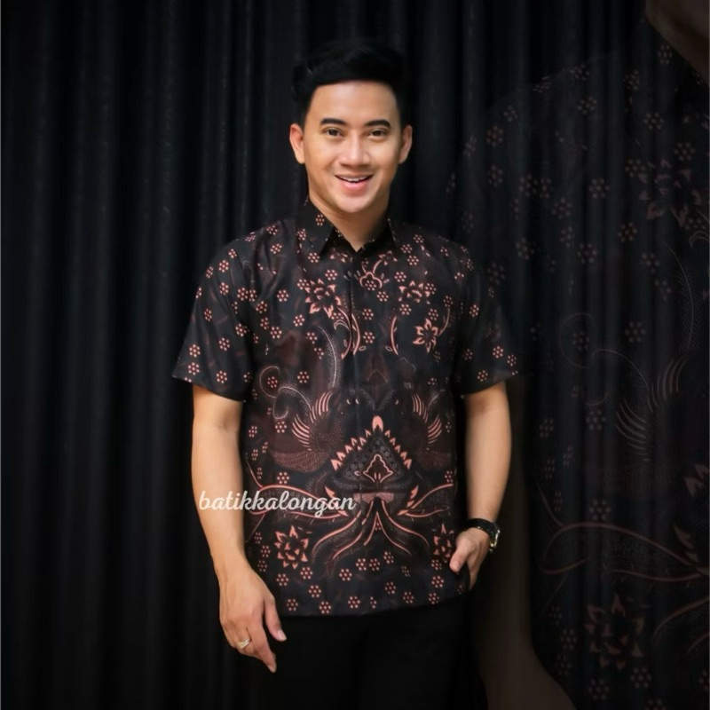 Bisa COD Kemeja Batik Modern Lengan Pendek Baju Batik Buat Kondangan Hajatan Pelandang Kantoran Dan 
