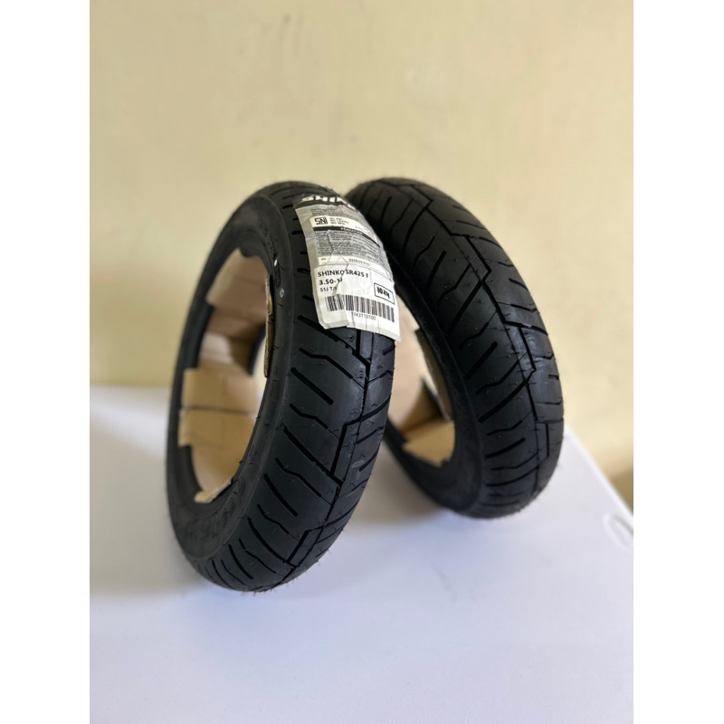 ban tubeless shinko 3.50-10 vespa largeframe michelin S1