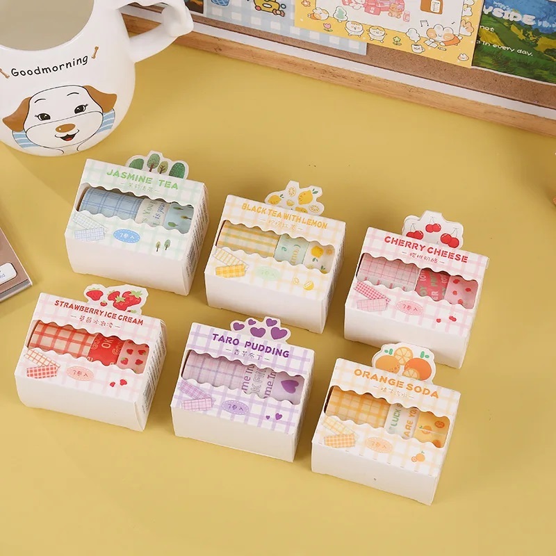 

WASHI TAPE SET MOTIF SUMMER LUCU / SELOTIP MOTIF/ KERTAS SELOTIP MURAH