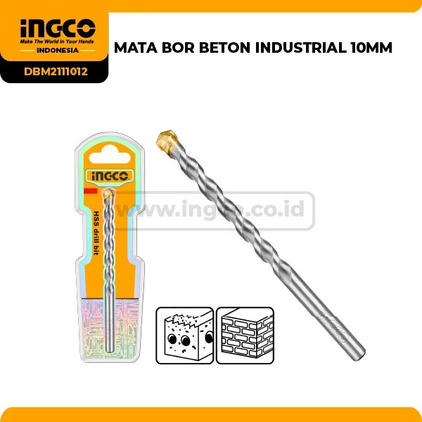 MATA BOR BETON INDUSTRIAL 10MM DBM2111012 - INGCO