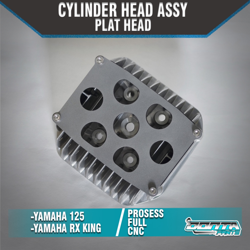 Cylinder Head Assy Plat head Yamaha 125z Yamaha rx king