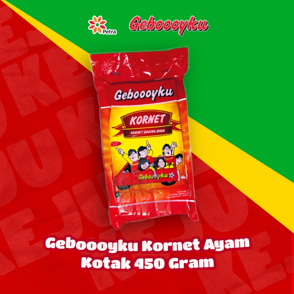 Geboooyku Kornet Upin Kotak 450 Gram Isi 22 Pcs