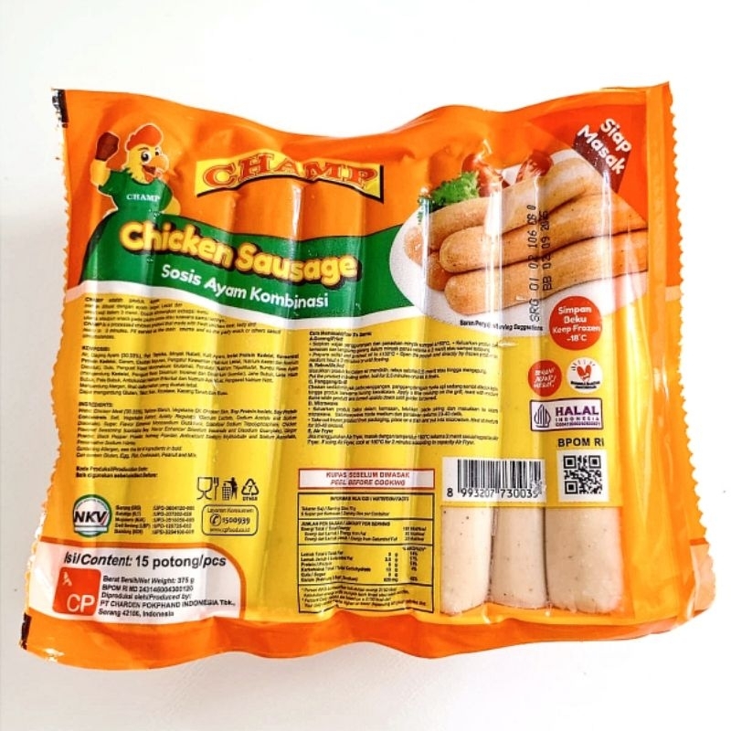 

Champ Sosis Ayam isi 15 375g