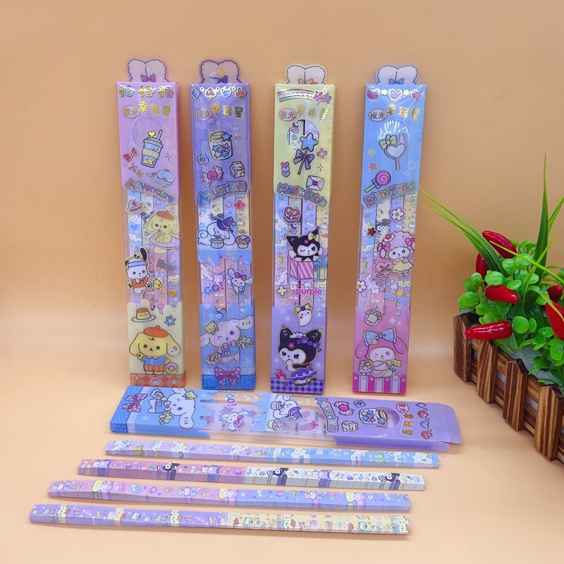 

DIY LUCKY WISH STAR KERTAS BINTANG SANRIO 1 SET ISI 160 LEMBAR FOLDING PAPER STAR CAPYBARA 40 LEMBAR