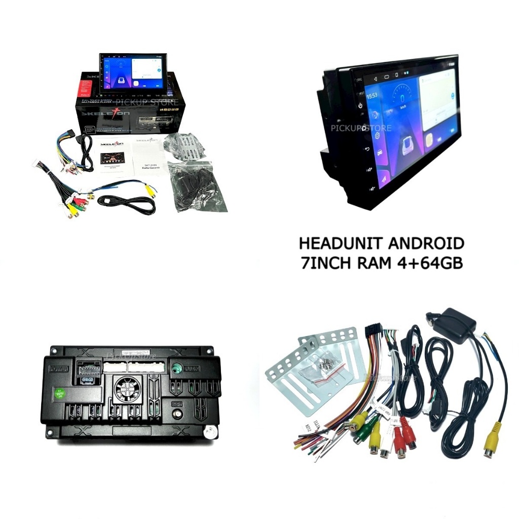 Head Unit Android 7 Inch Skeleton Ram 2/32Gb