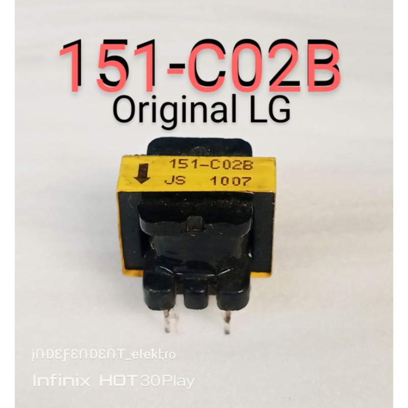 Trafo driver horizontal Tv lg  driver Tv lg slim    trafo 151-C02B    driver horijontal Tv lg slim