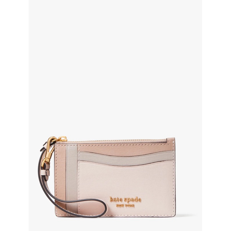 [Preloved] KATE SPADE Morgan Colorblocked Coin Card Wristlet