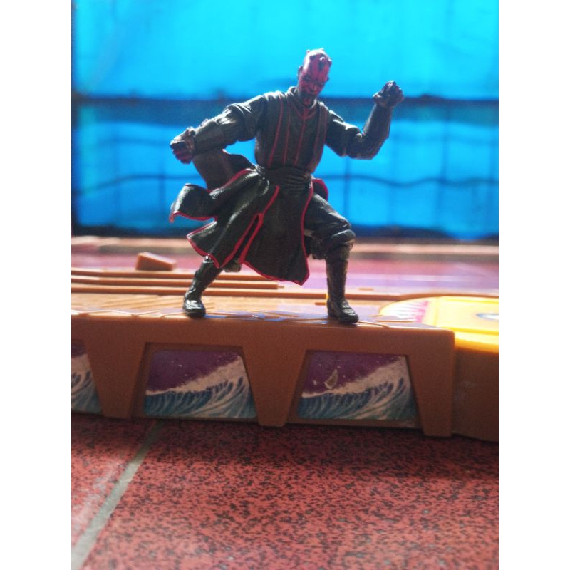 Figure vintage Starwars Darth Maul Ori Hasbro 2001 bonus pedang