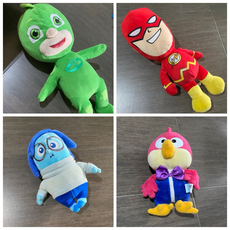 [ preloved ] boneka anak pj mask marvel inside out pororo