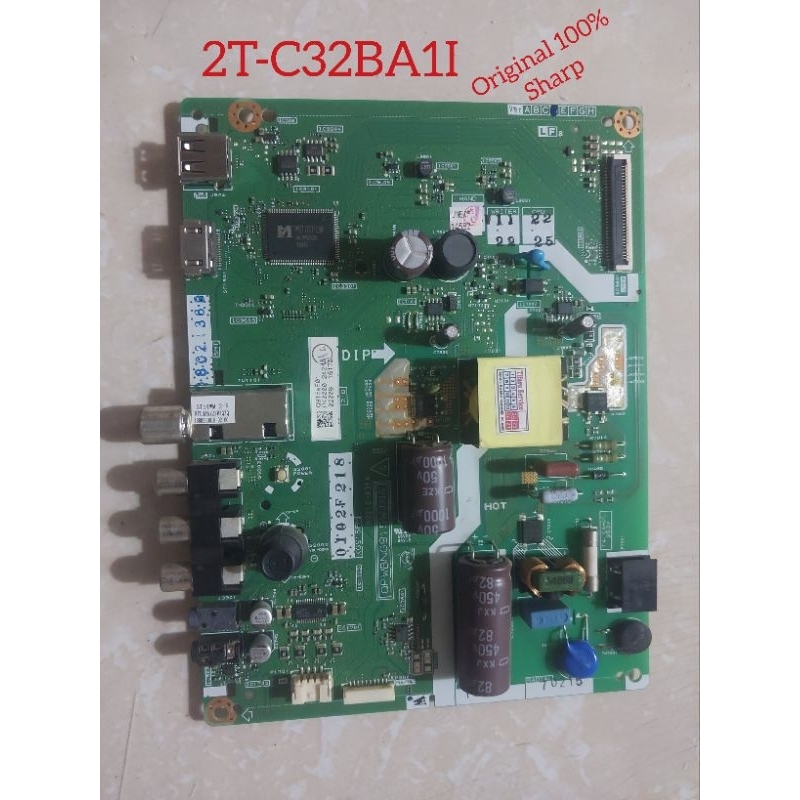 Mainboard mb mesin tv led sharp model 2T-C32BA1I type 32BA1I