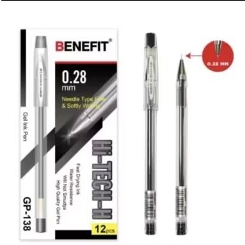 

(PERBOX) PEN HI-TECH-H BENEFIT 0,28MM/BALLPOINT HI-TECH PULPEN