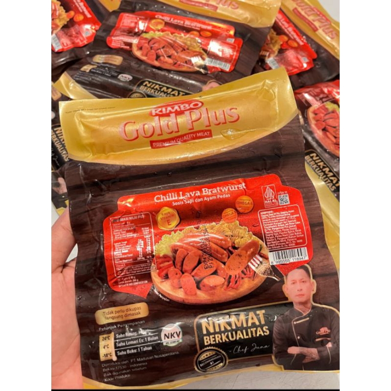 PROMO SOSIS KIMBO GOLD PLUS Chilli Lava Bratwurst