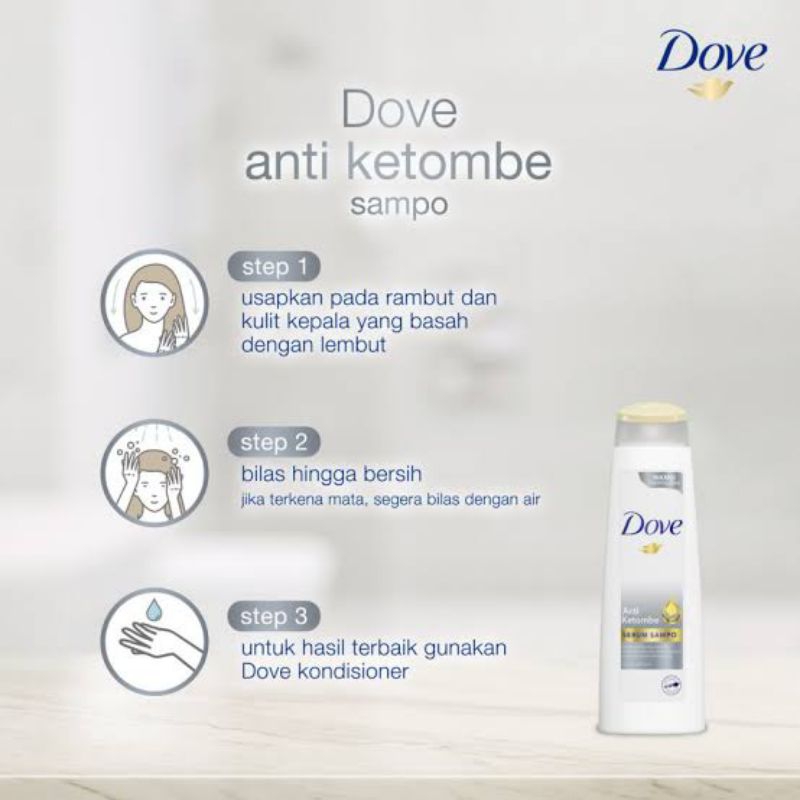 DOVE HAIR SHAMPO   NOURISHMENT VOLUME & DANDRUFFT CARE 135ml.