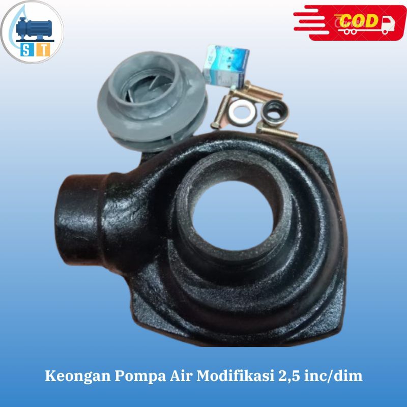 Keongan pompa air modifikasi 2,5 inc/dim