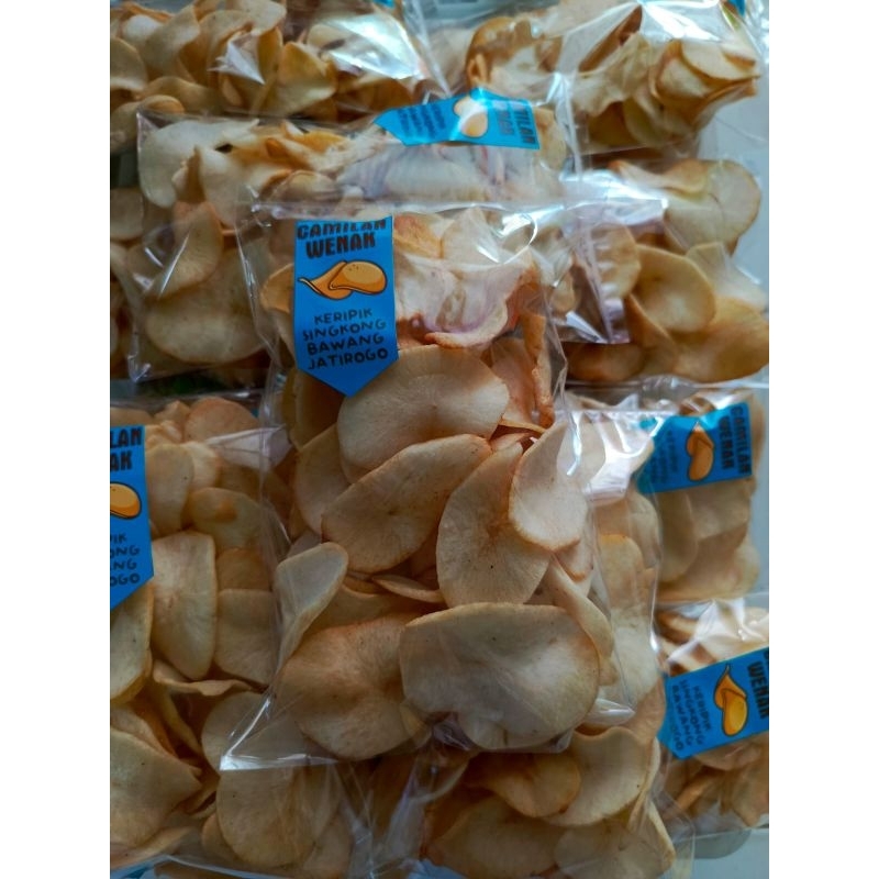 

2Pcs KERIPIK SINGKONG JATIROGO KURLEB 100GRAM