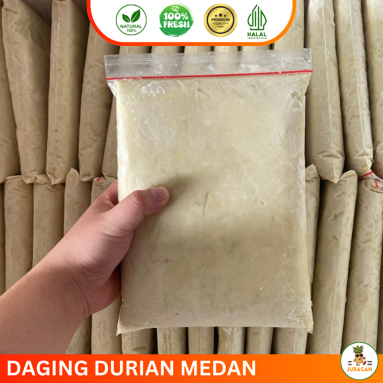 

Daging Durian Medan Murni Berserat Grade AA 1 kg/ Frozen Durian Meat