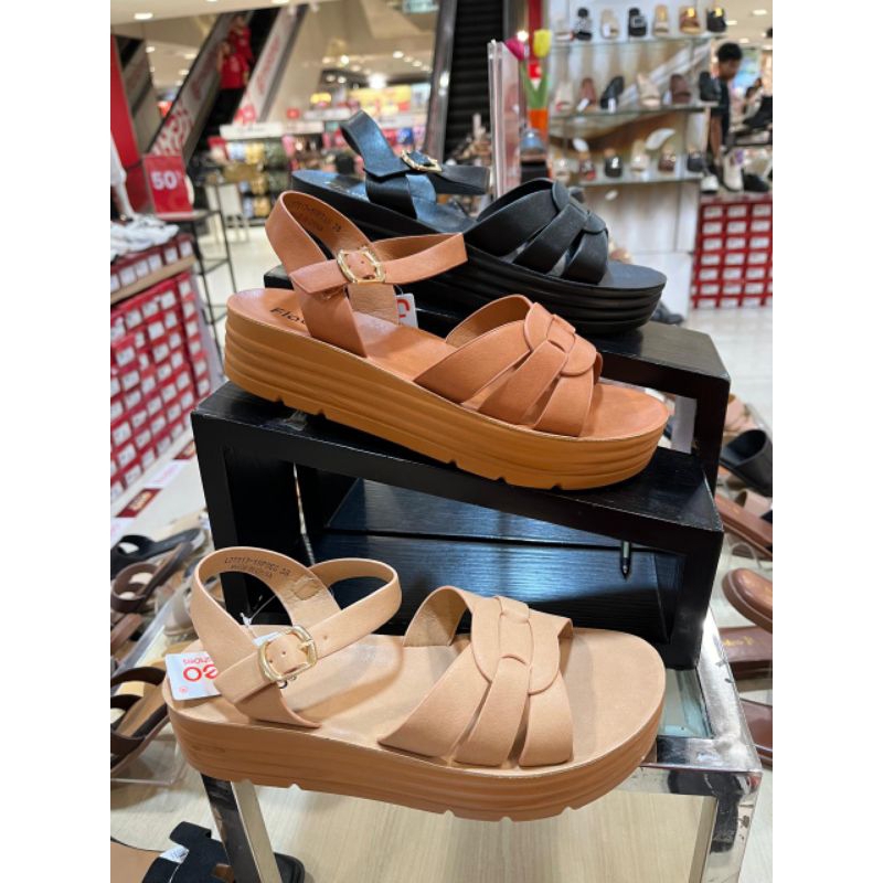 Fladeo ‼️ sepatu sandal wanita wedges hak 5cm comfort ringan