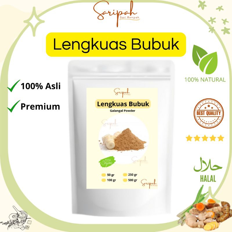 

SR Lengkuas Bubuk Murni Asli Tanpa bahan tambahan