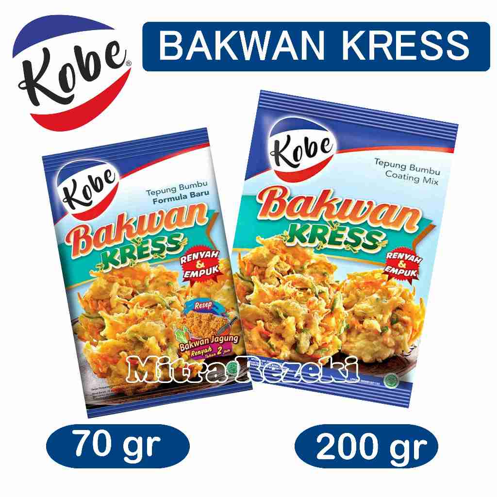 

TEPUNG BAKWAN KRESS KOBE 200gr KOBE BON CABE BUMBU MASAK INSTAN