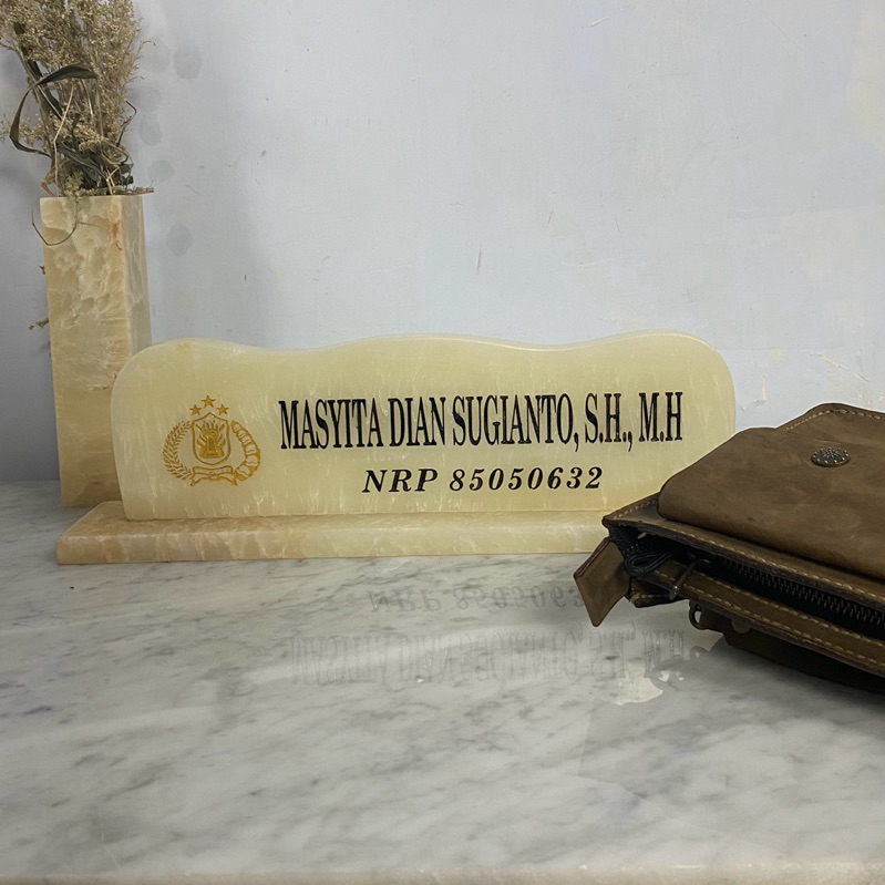 

Tuhfah nong - Papan nama onyx [ luxury ]