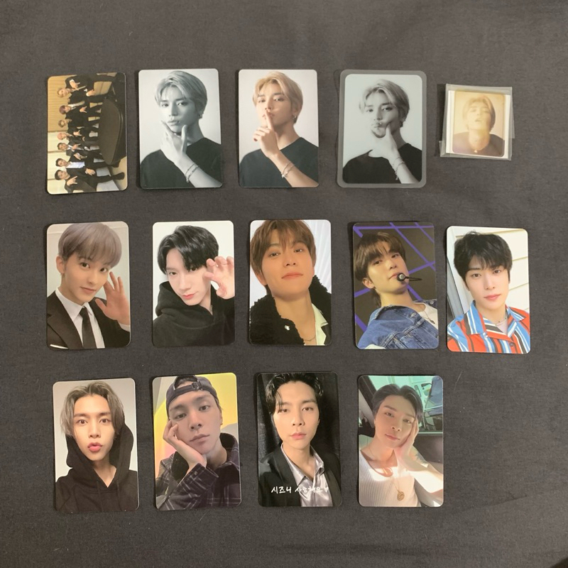 Photocard Jaehyun Taeyong Johnny Ten Mark Dicon BnW SMini WFM hangul Heartcheek Ktown Acrylic the li