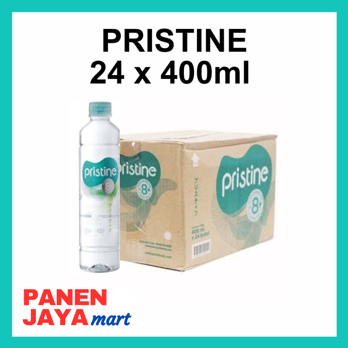 

PRISTINE BOTOL 400ML 1 DUS ISI 24 AIR MINERAL PH TINGGI 8+