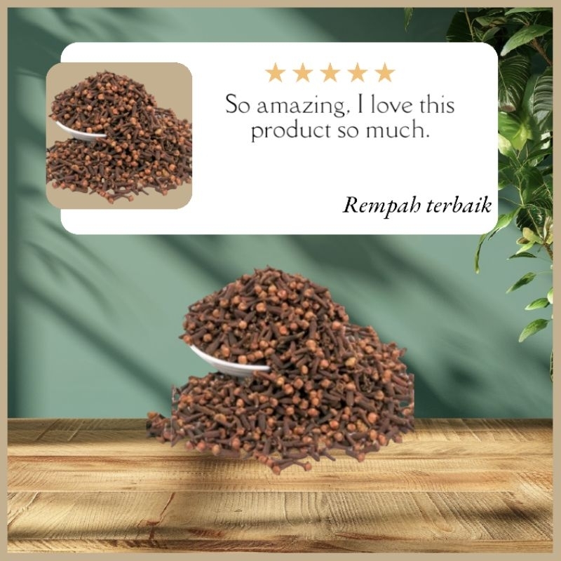 

(paket hemat) l 5kg l cengkeh clover terbaik premium pres/harum