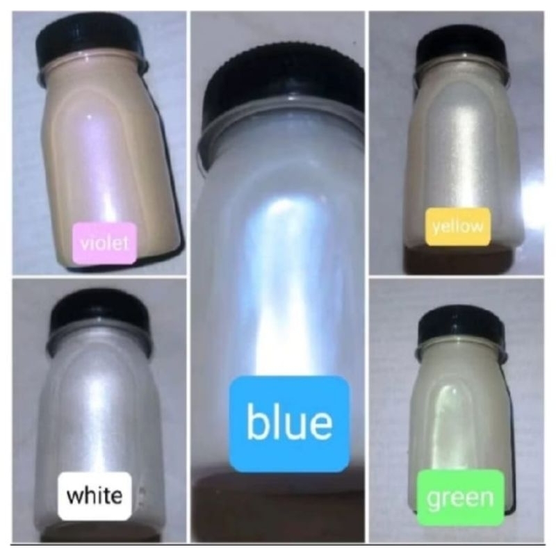 Cat Lembayung PU/Cat Mutiara Gold/Red/Green/Violet/Blue/Mutiara White