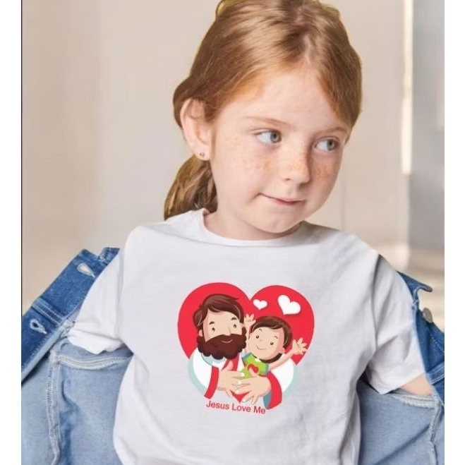 KAOS ROHANI ANAK JESUS LOVE ME