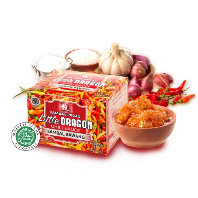 

Sambal Bawang Sachet LITTLE DRAGON isi 10pcs