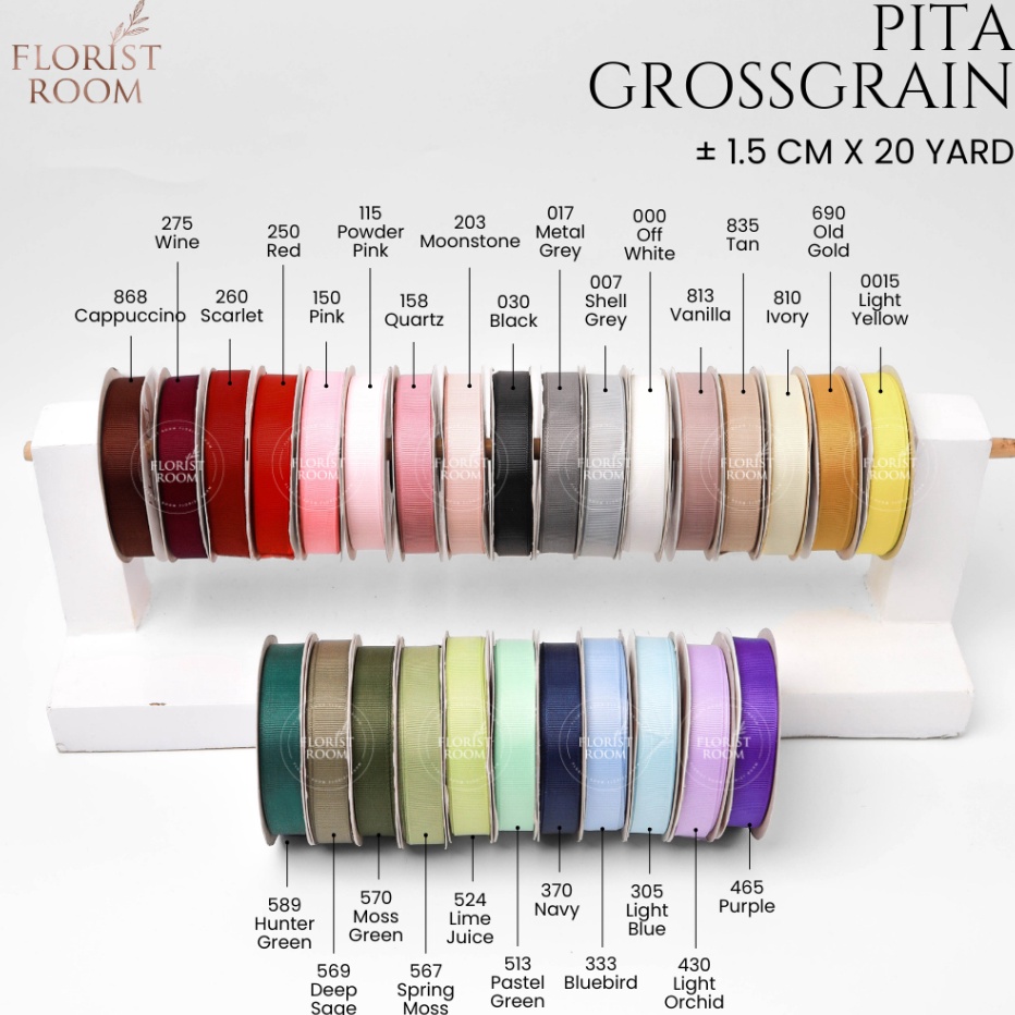 

SPESIAL DISCOUNT Grossgrain 15cm x 2 Yard Ribbon