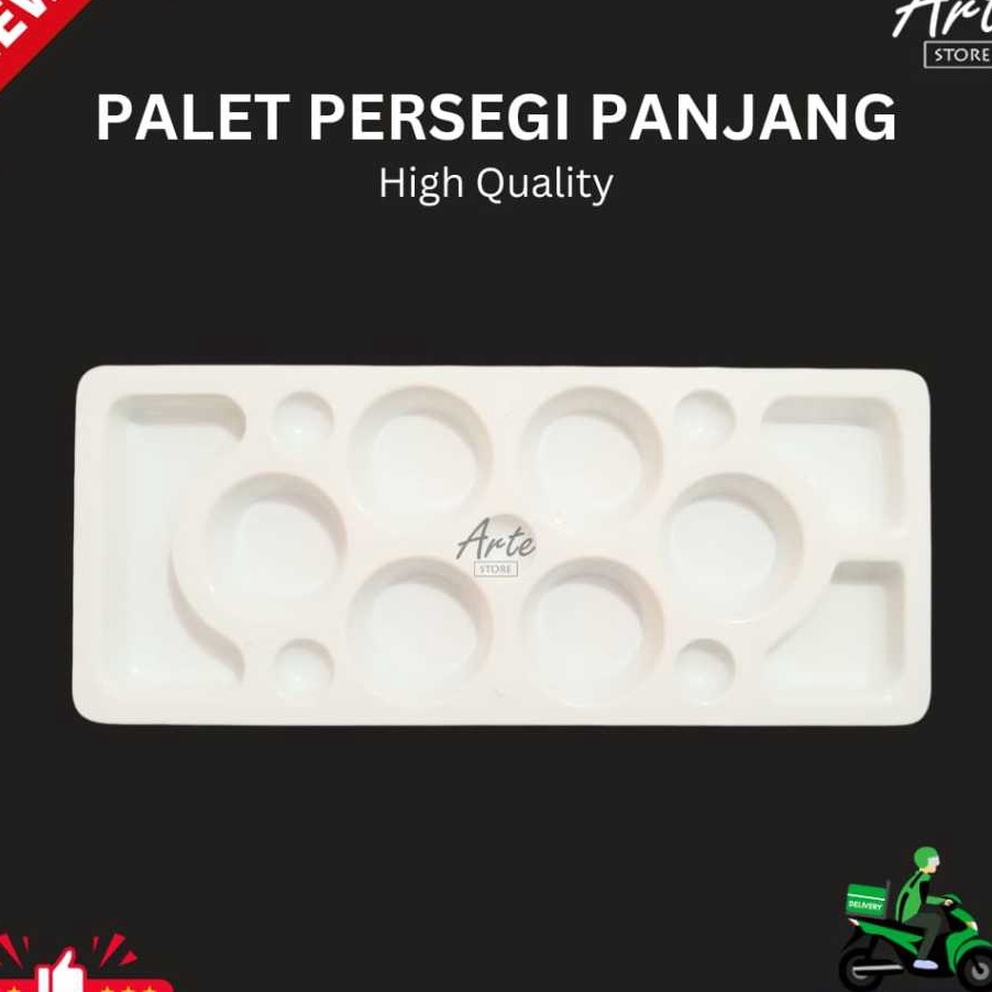 

KUALITAS TERJAMIN Palet Lukis Persegi Panjang