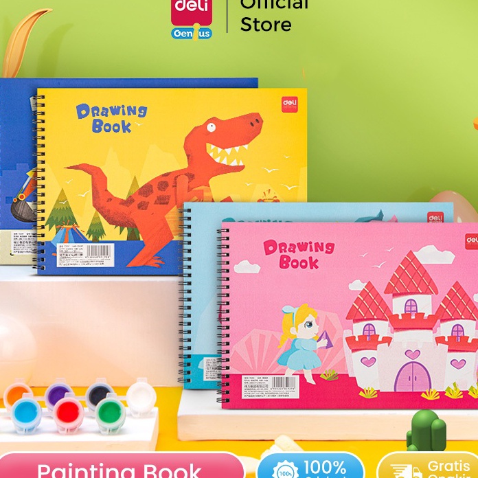 

DISKON SPESIAL Deli Cute Painting Book Buku Gambar Design Lucu 1g 3 lembar 73351