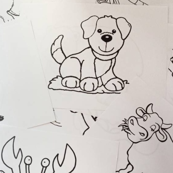 

BERKAH Worksheet Lembar Mewarnai Anak 3 lembar