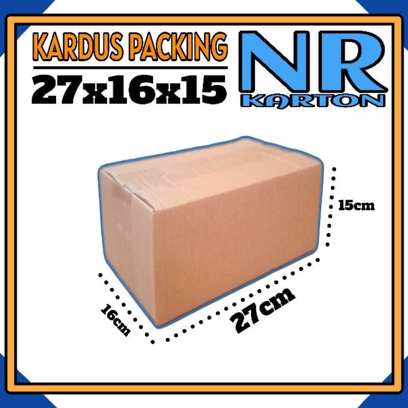 

kardus packing UK 27x16x15 kardus kecil kardus besar