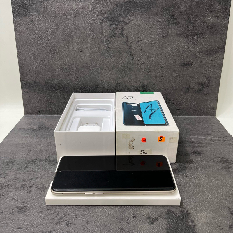 Oppo a7 4/64gb Fullset Second Garansi Resmi