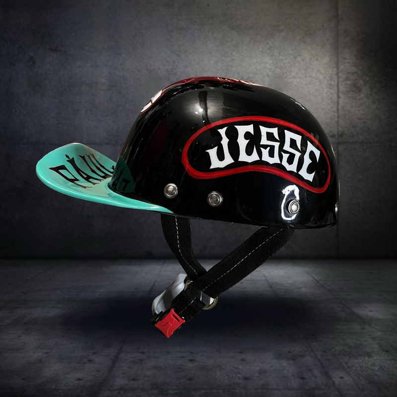 Snapback Helmet - Helm custom,helm harley davidson,helm topi