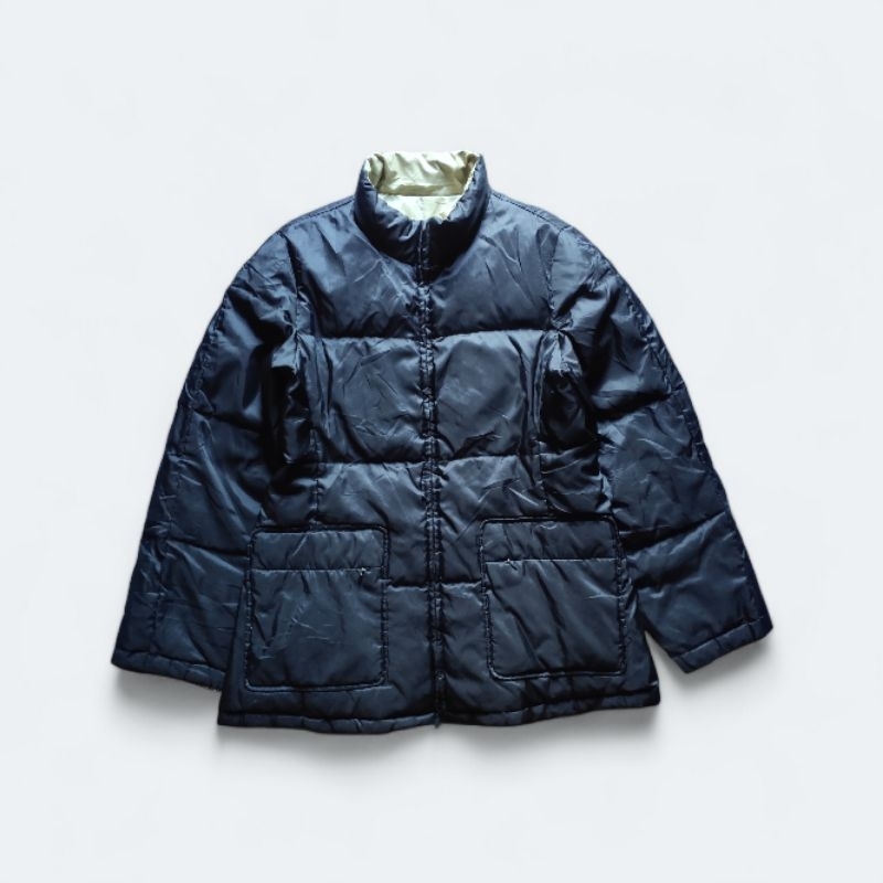 L | Puffer Jacket Bulu Angsa Wanita No Brand