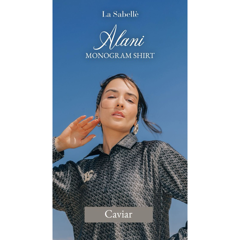 Alani Monogram Shirt ~ Lasabelle