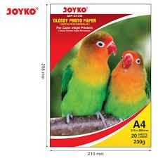 

GLOSSY PAPER JOYKO 230GR A4